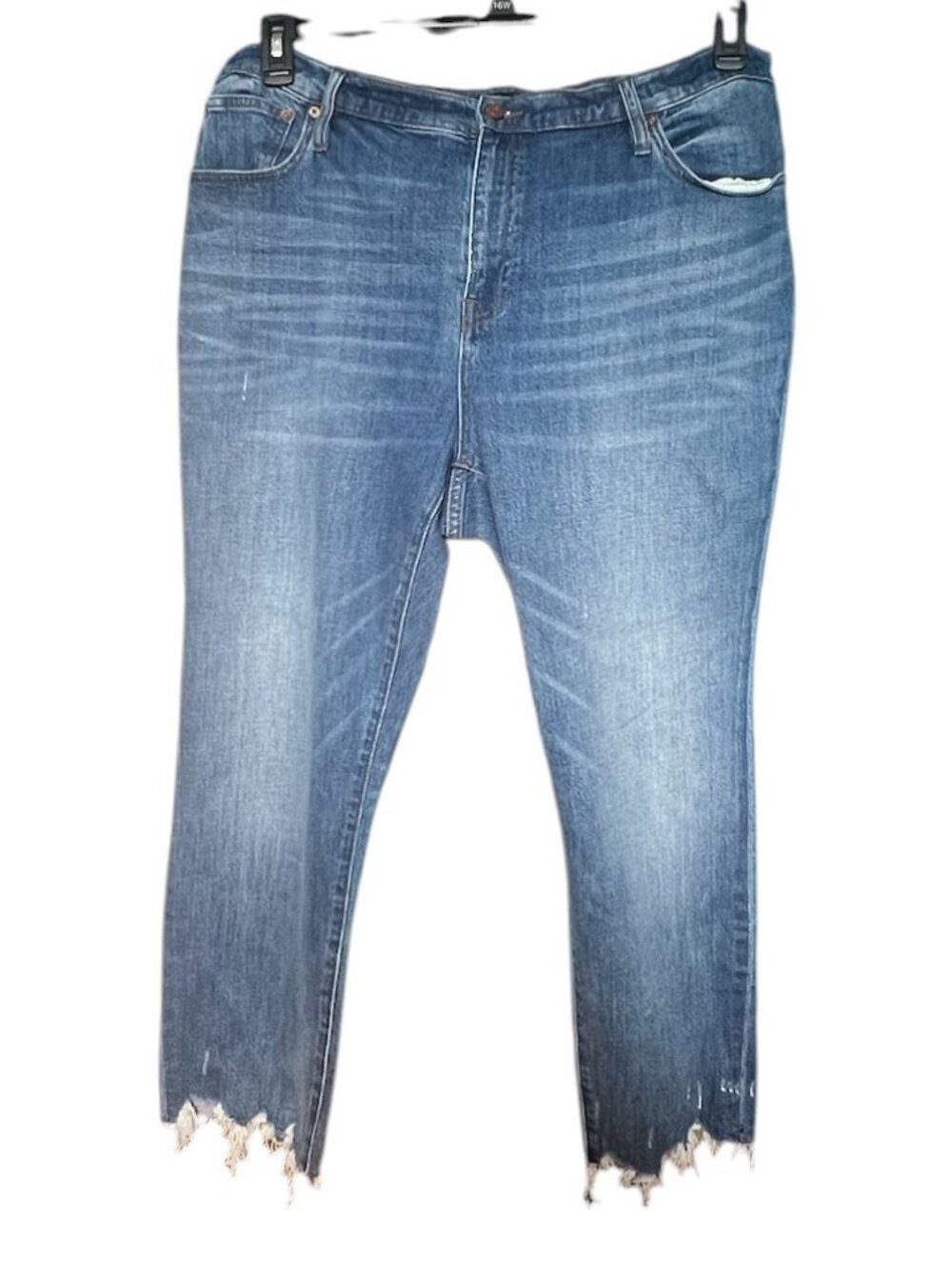 J.Crew Slim Broken-In Boyfriend Jeans Raw Frayed Hem Size 35